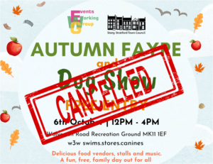 Autumn Fair 2024 Poster Cancelled